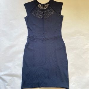 Lace detail dress